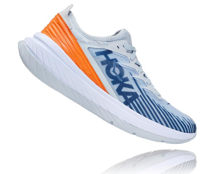 Zapatillas Running Hoka One One Mujer - Carbon X-Spe - Blancas/Azules - WYE192863